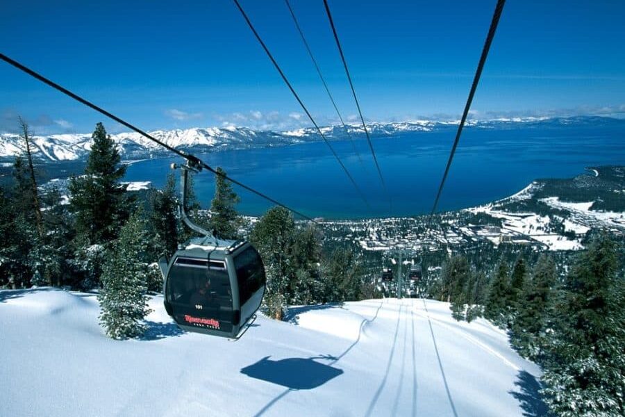 Lake Tahoe solo ski trip